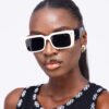 Expression Eyewear Black/Beige Sun Glasses