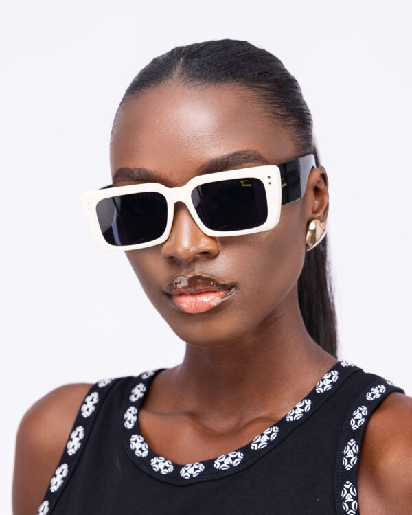 Expression Eyewear Black/Beige Sun Glasses