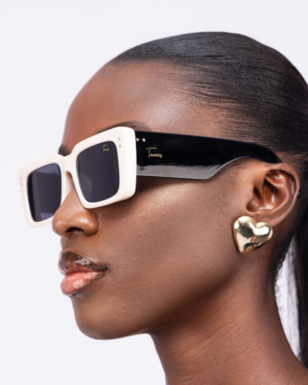 Expression Eyewear Black/Beige Sun Glasses