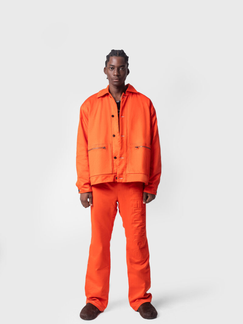 Temvics Embossed Suede Pant & Jacket