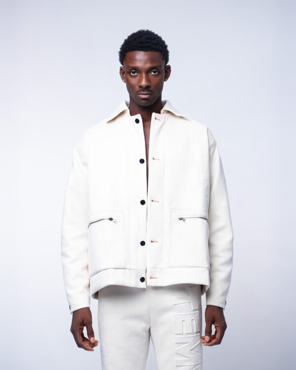 Temvics Embossed Suede Jacket