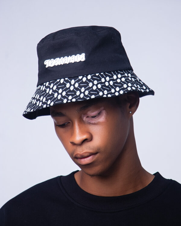 Temvics Logo Print Bucket Hat