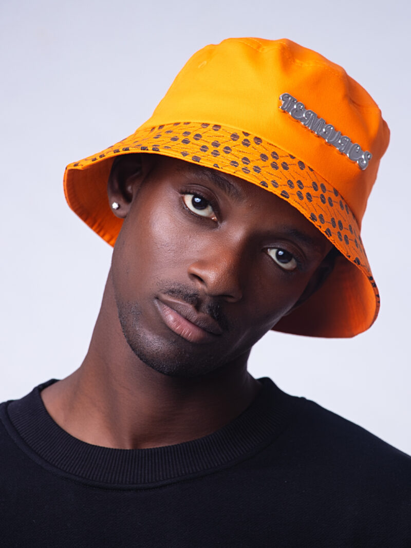 Temvics Logo Print Bucket Hat