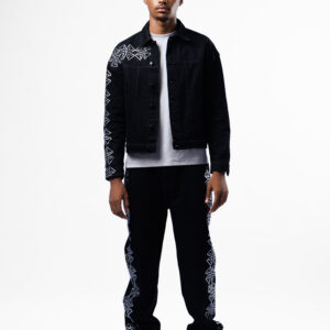 Rhinestone Denim Jacket