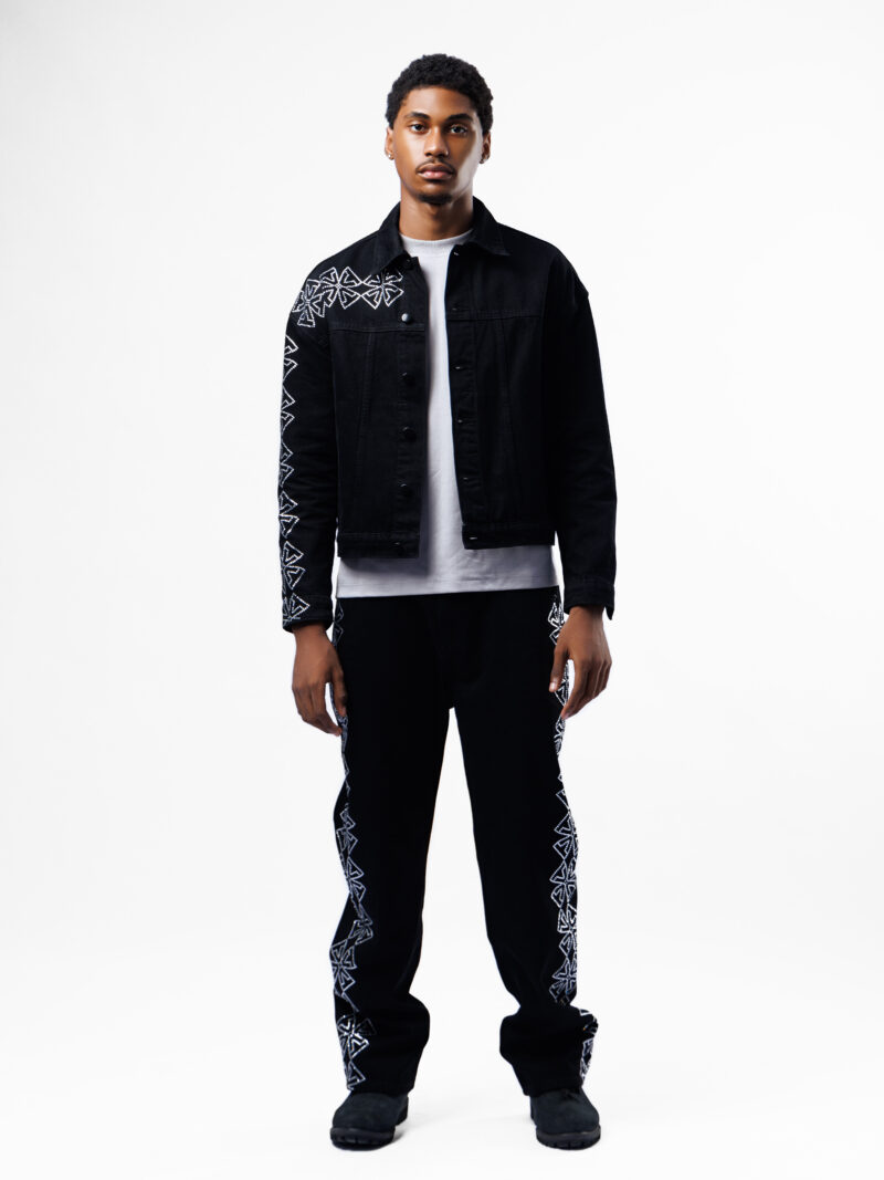 Rhinestone Denim Jacket