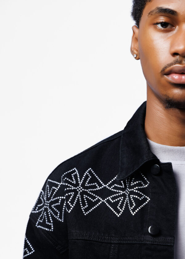 Rhinestone Denim Jacket